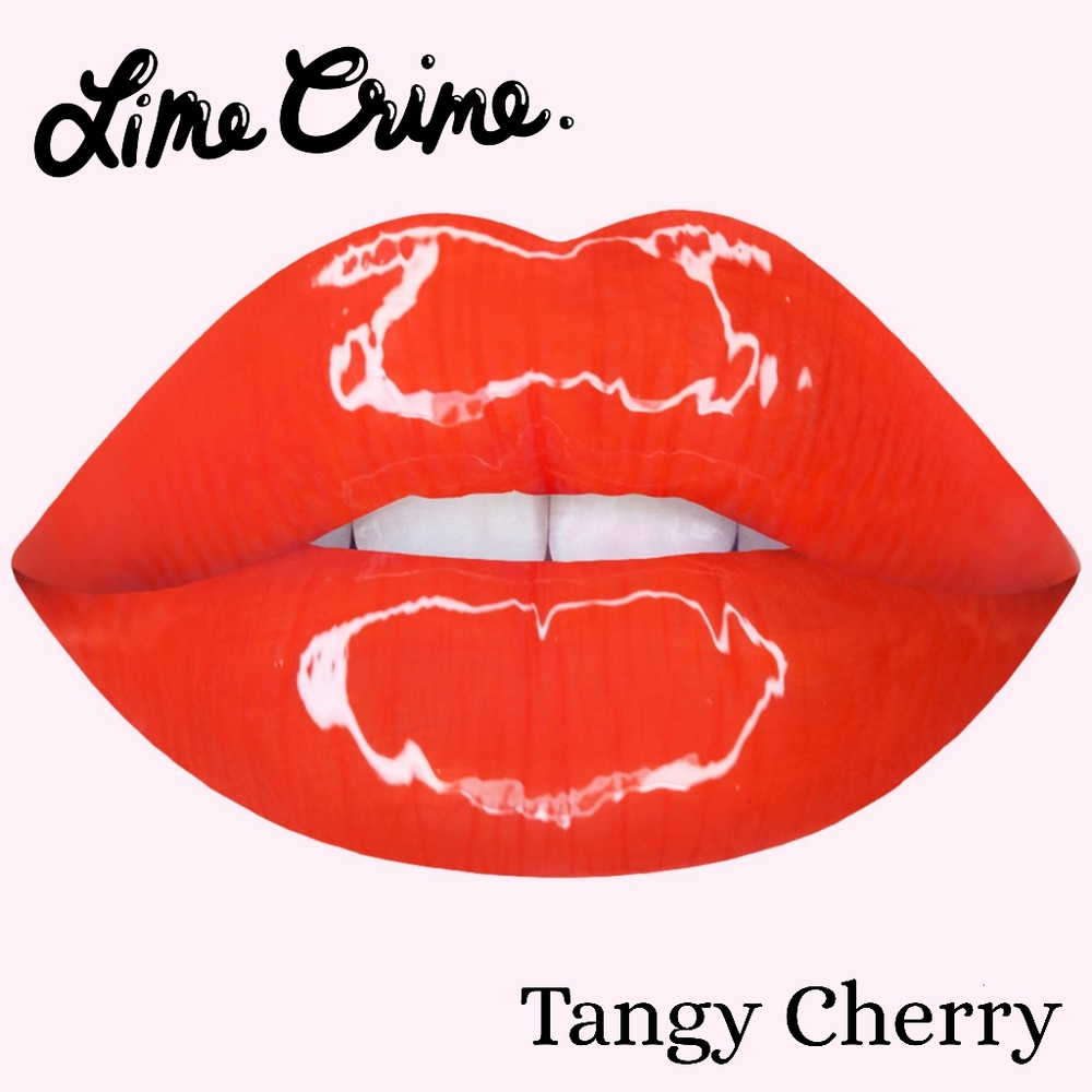 LIME CRIME - Wet Cherry Lip Gloss - TANGY CHERRY - Discontinued - Picture 2 of 6